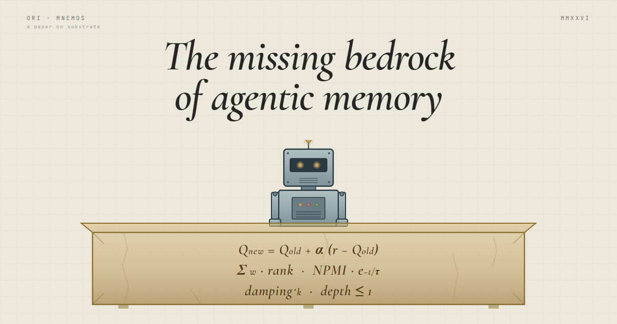 Computation is the missing bedrock of agentic memory